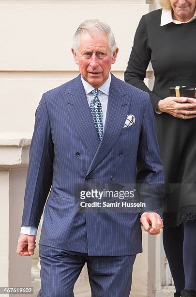 Prince Charles, Prince of Wales attends the launch of 'Travels to my Elephant' Rickshaw Race at Clarence House on March 26, 2015 in London, England.