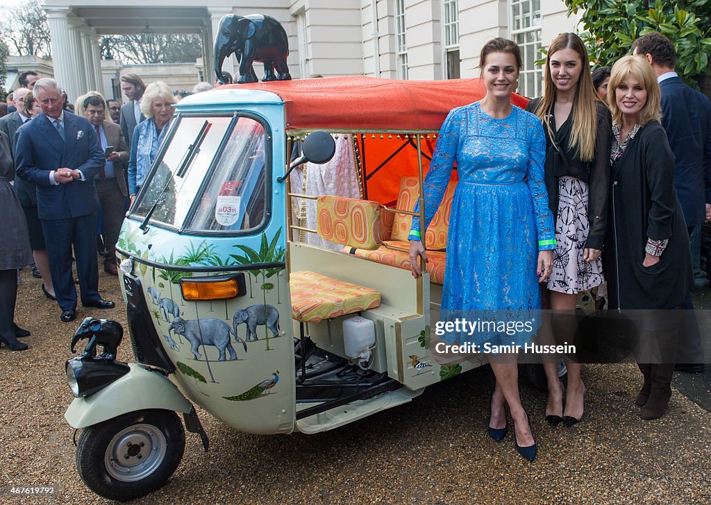 The Prince Of Wales And Duchess Of Cornwall Launch 'Travels To My Elephant' Rickshaw Race