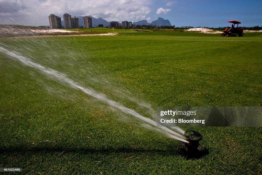 Mayor Eduardo Paes Tours Olympic Golf Course