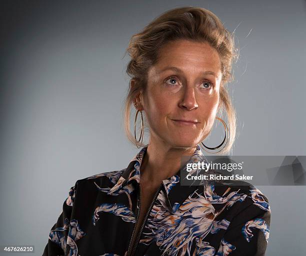 Entrepreneur Martha Lane Fox, Brent Haberman is photographed for the Observer on January 7, 2015 in London, England.