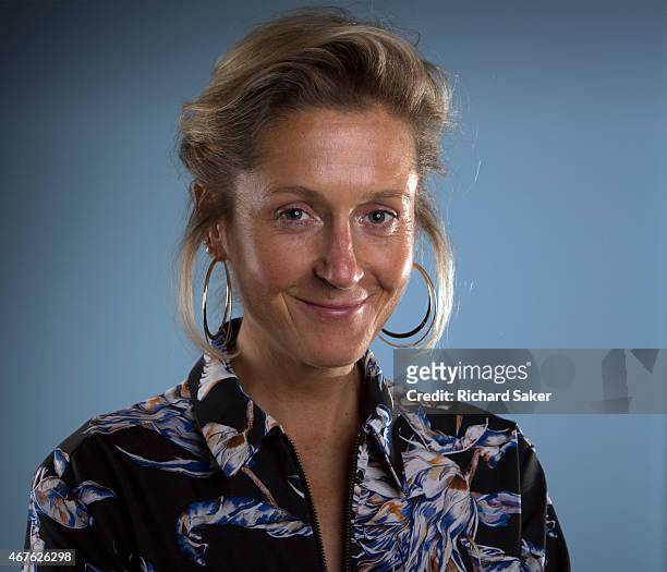 Entrepreneur Martha Lane Fox, Brent Haberman is photographed for the Observer on January 7, 2015 in London, England.