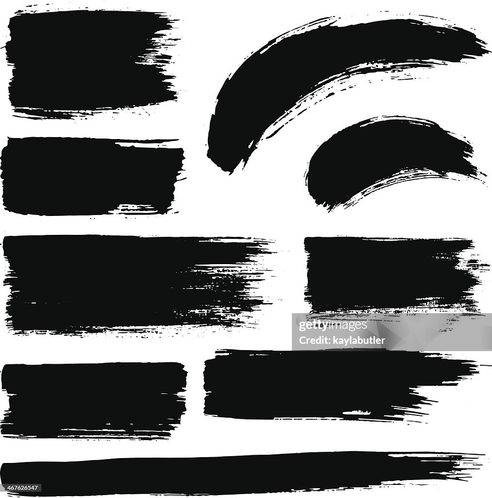 Vector Ink Stroke Set