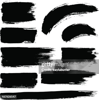 Vector Ink Stroke Set High-Res Vector Graphic - Getty Images