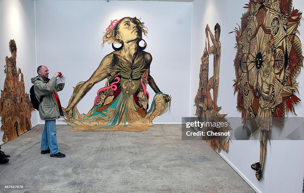 'Art Paris Art Fair 2015' : Opening Night At Grand Palais In Paris