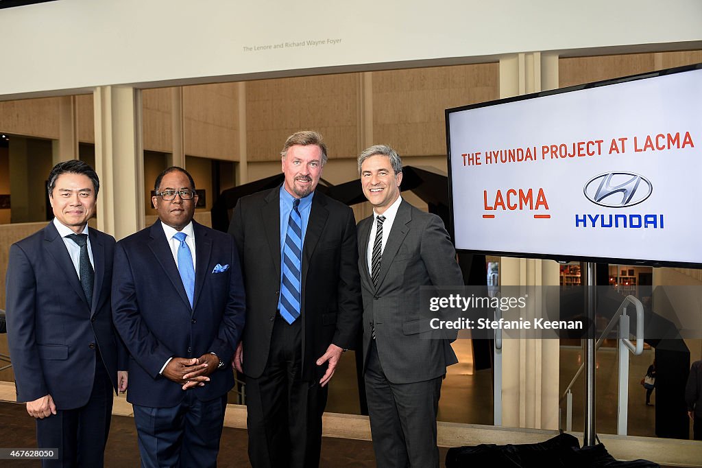 LACMA And Hyundai Motor Company Announce New Partnership, The Hyundai Project At LACMA, March 26, 2015