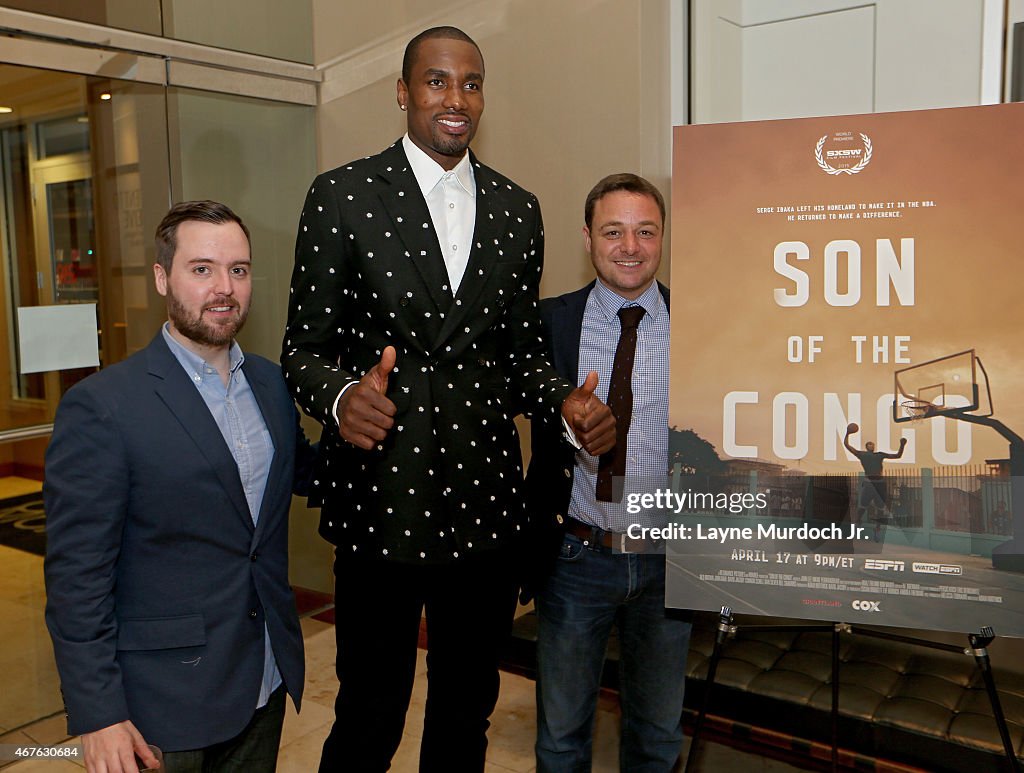 Oklahoma City Thunder at "Son of Congo" Premiere