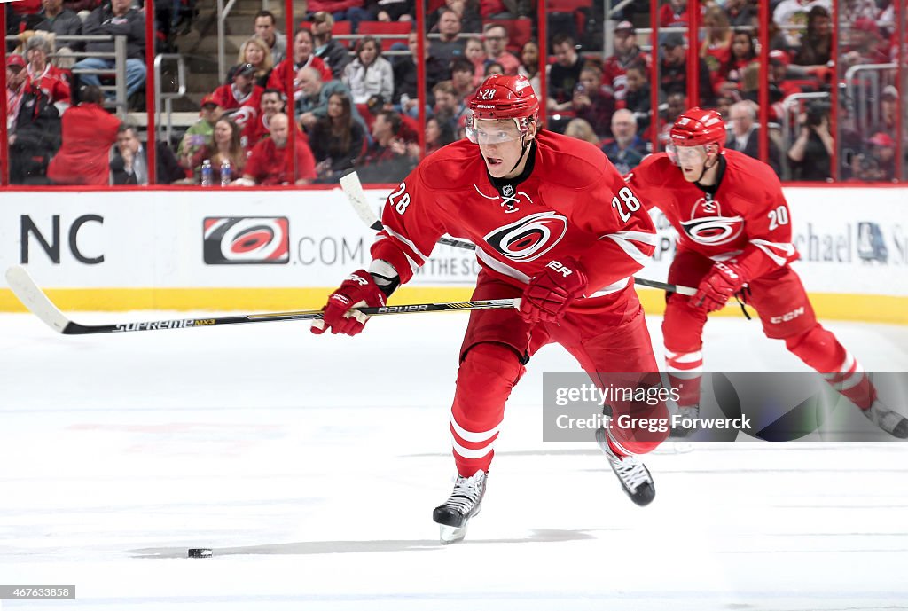 Chicago Blackhawks v Carolina Hurricanes