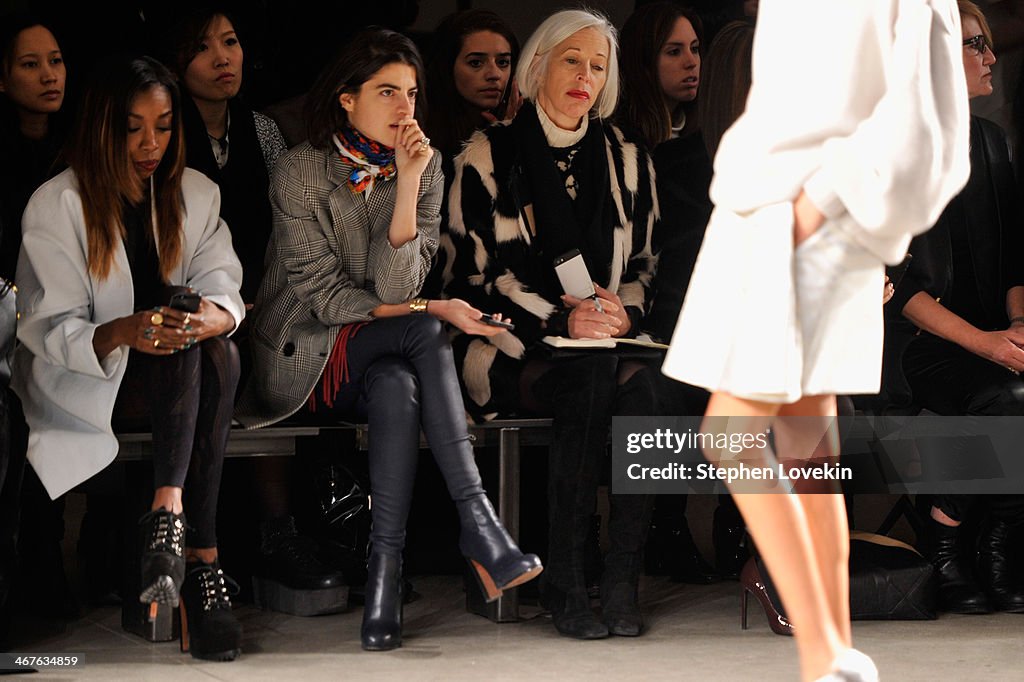 Sally LaPointe - Front Row - Mercedes-Benz Fashion Week Fall 2014