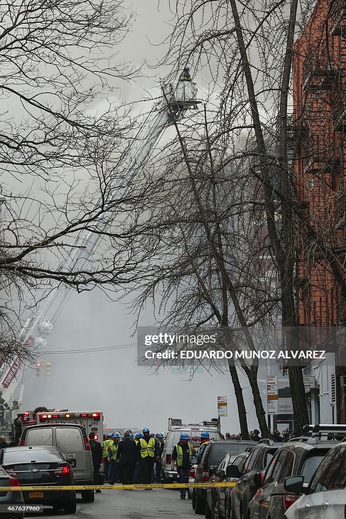 US-BLAST-FIRE-NEWYORK