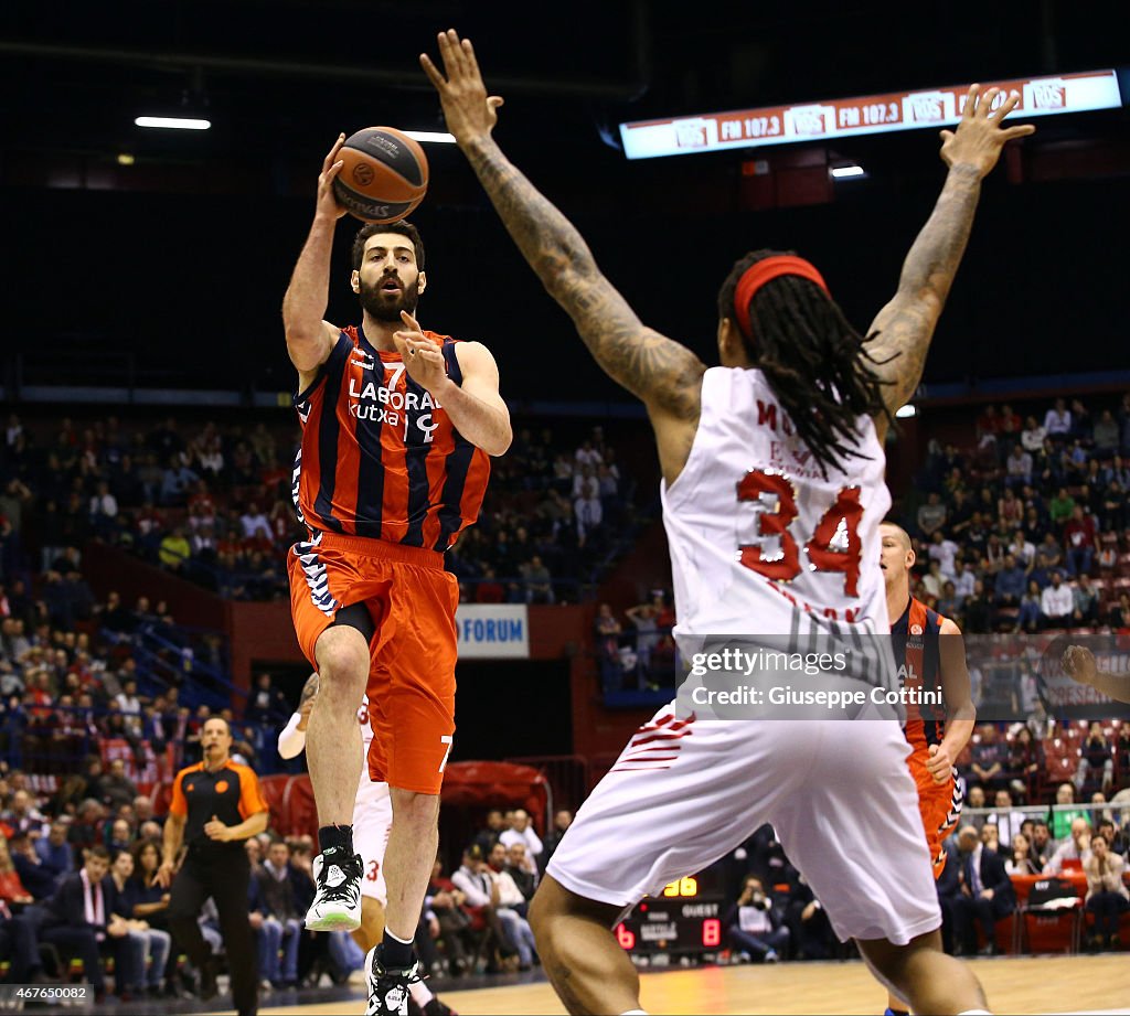 EA7 Emporio Armani Milan v Laboral Kutxa Vitoria - Turkish Airlines Euroleague Top 16