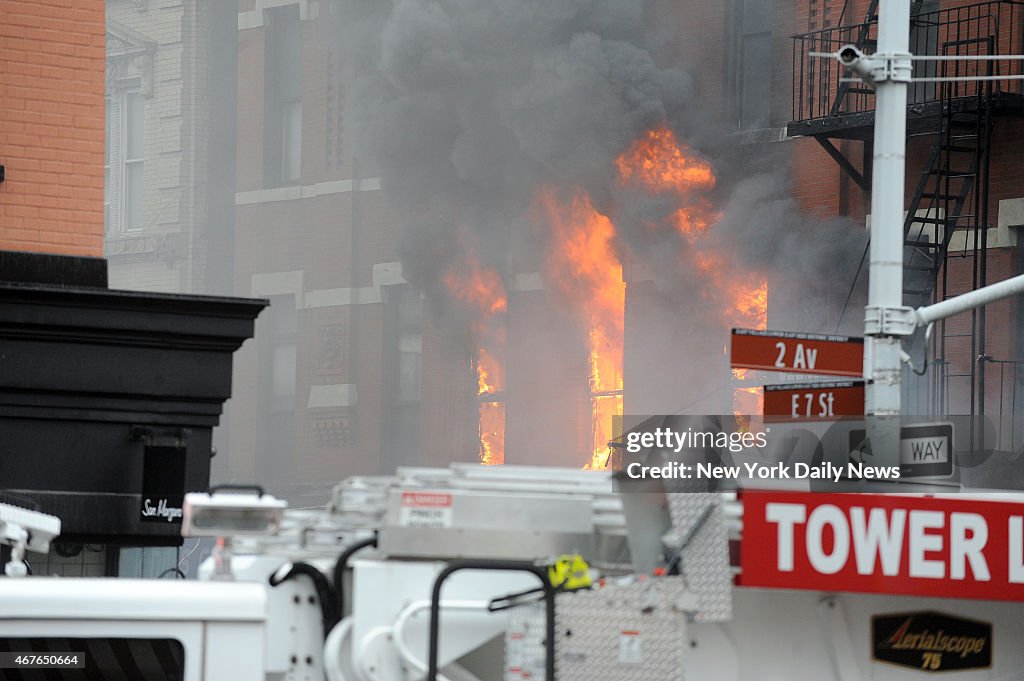 East Village Building Collapse after Fire