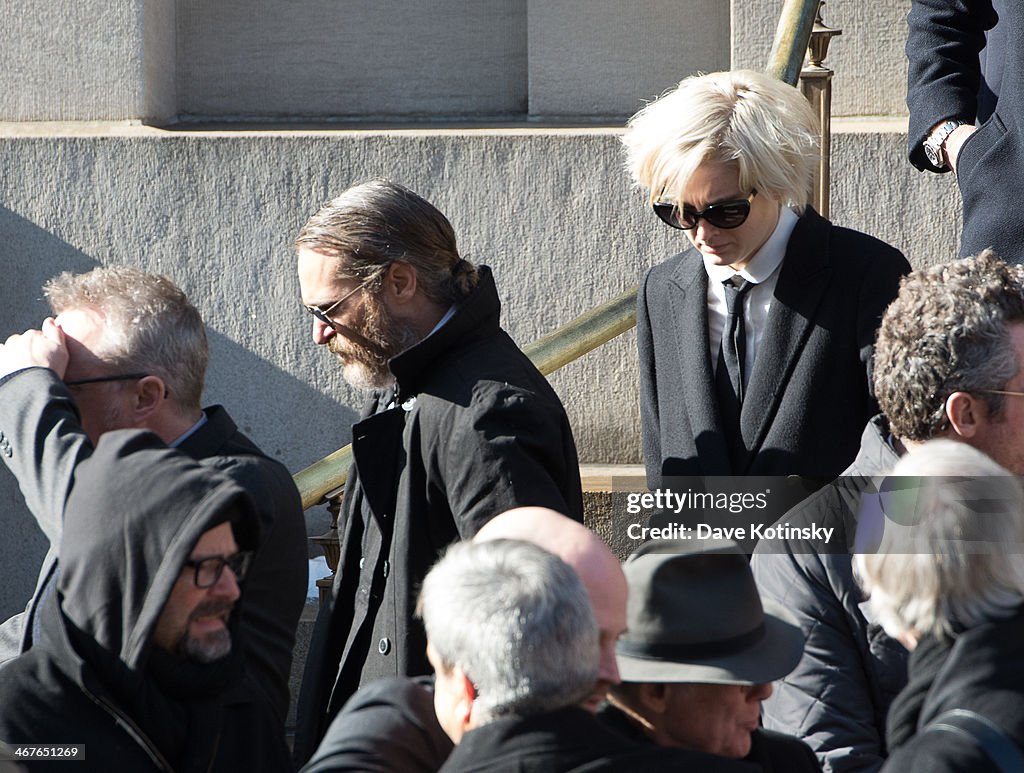 Philip Seymour Hoffman's Funeral Service