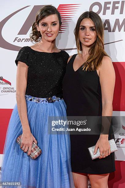 Actress Marina San Jose and Actress Elena Furiase attend G. H. Mumm Champagne Party at the Fortuny Palace on March 26, 2015 in Madrid, Spain.