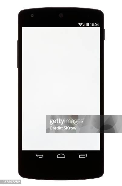 android with a blank screen - android phone stock pictures, royalty-free photos & images