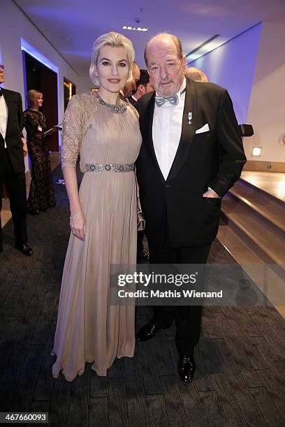 Marcella Siegel and Ralph Siegel attend the Semper Opera Ball at Semperoper on February 7, 2014 in Dresden, Germany.