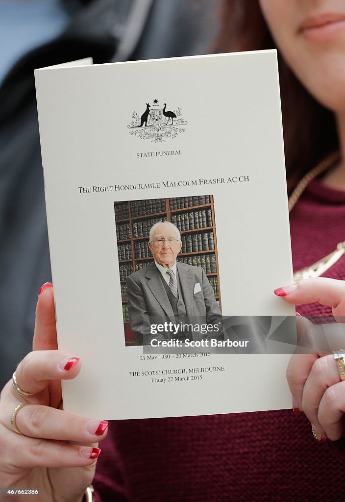 Malcolm Fraser Farewelled In State Funeral