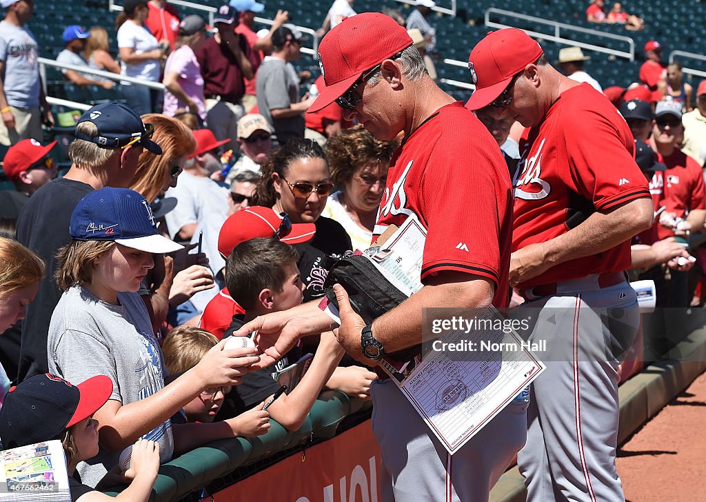 Cincinnati Reds v Cleveland Indians