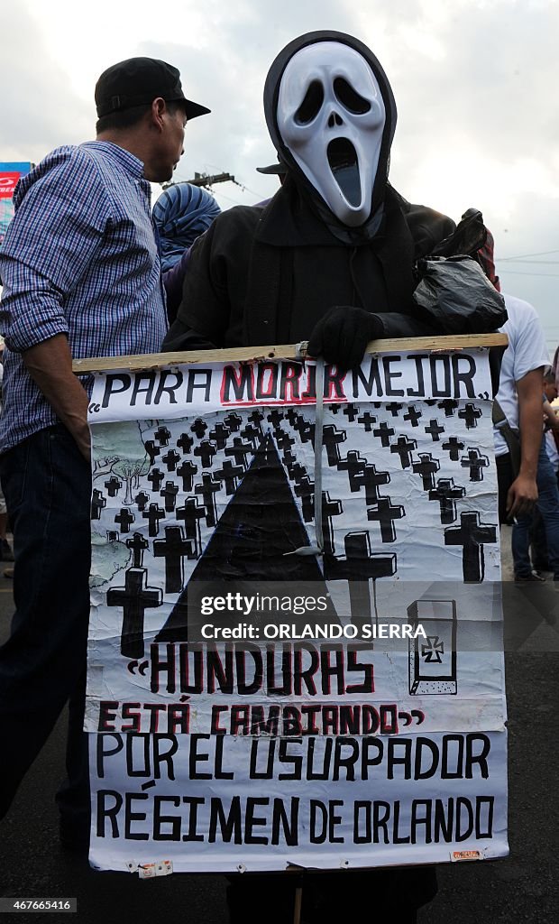 HONDURAS-UN-STUDENTS-CRIME-DEMO