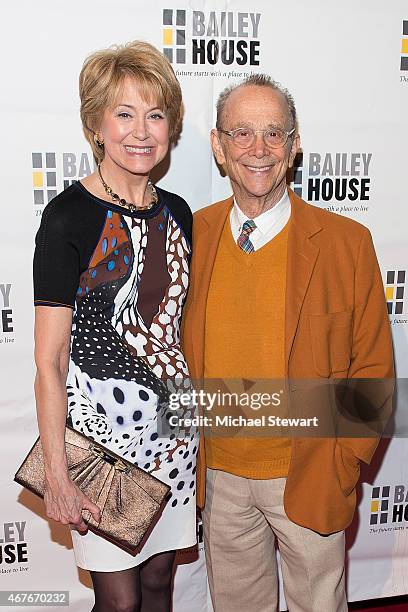 Jane Pauley and Joel Grey attend the Bailey House Gala & Auction 2015 at Pier 60 on March 26, 2015 in New York City.