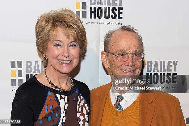 Jane Pauley and Joel Grey attend the Bailey House Gala & Auction 2015 at Pier 60 on March 26, 2015 in New York City.