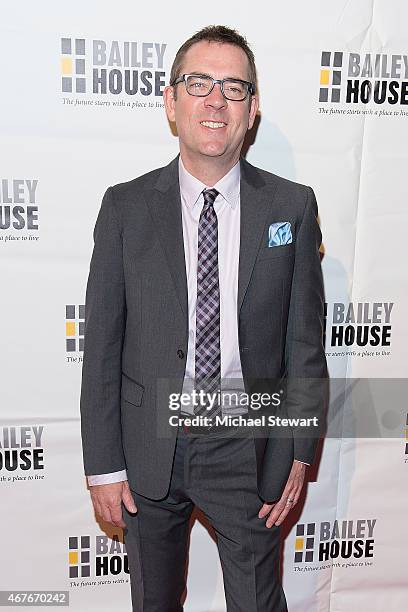 Personality Ted Allen attends the Bailey House Gala & Auction 2015 at Pier 60 on March 26, 2015 in New York City.