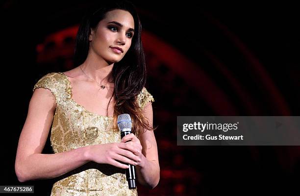 Laura Wright performs on stage at the Union Chapel on March 26, 2015 in London, United Kingdom.