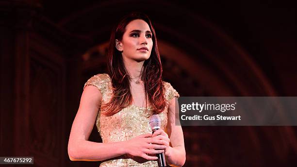 Laura Wright performs on stage at the Union Chapel on March 26, 2015 in London, United Kingdom.