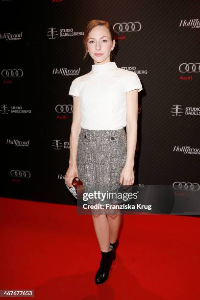 Katharina Schuettler attends the 'Studio Babelsberg Berlinale Party - Audi At The 64th Berlinale International Film Festival at Borchardt Restaurant...