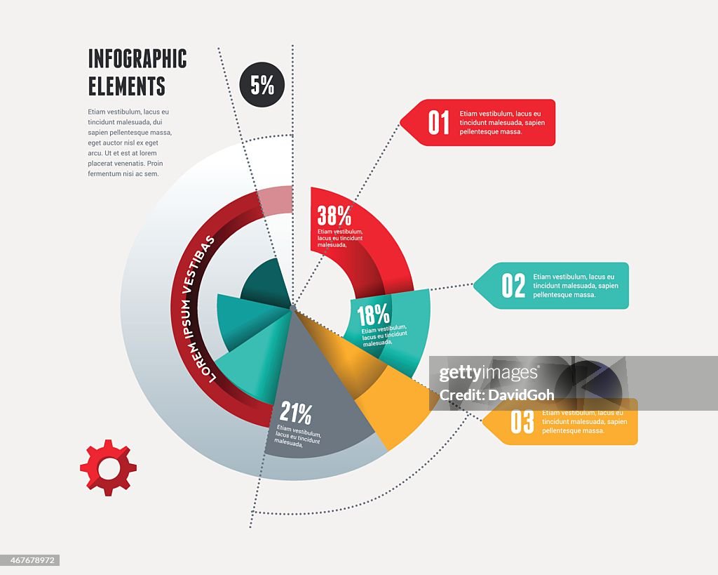 Infographic Elements - Radial Graph