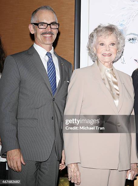 Los Angeles City Councilman Mitch O'Farrell and June Lockhart attend the Hollywood Chamber of Commerce's 94th Annual Installation & Lifetime...