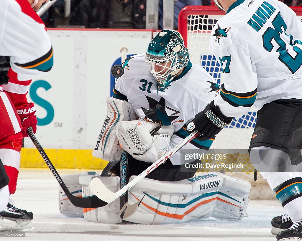 San Jose Sharks v Detroit Red Wings