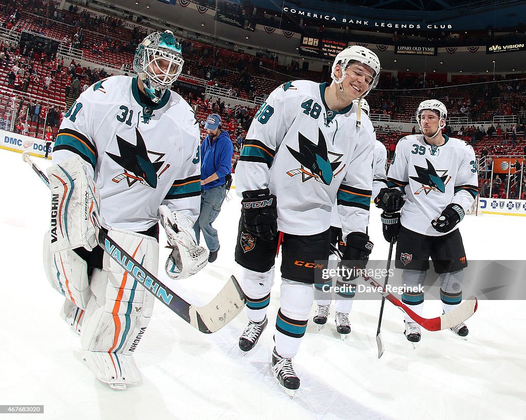 San Jose Sharks v Detroit Red Wings