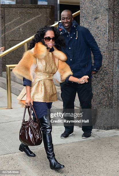 Actress Regina King is seen in Midtown on March 26, 2015 in New York City.