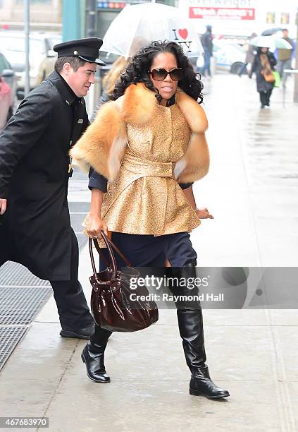 Actress Regina King is seen in Midtown on March 26, 2015 in New York City.