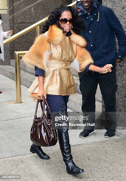 Actress Regina King is seen in Midtown on March 26, 2015 in New York City.