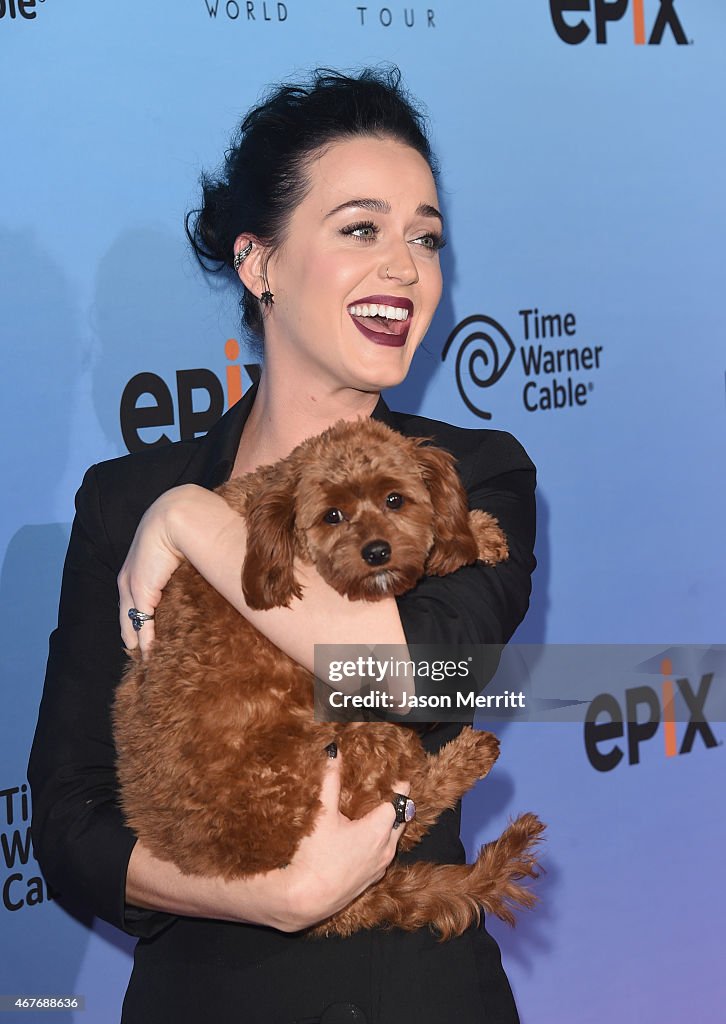 Screening Of EPIX's "Katy Perry: The Prismatic World Tour" - Arrivals