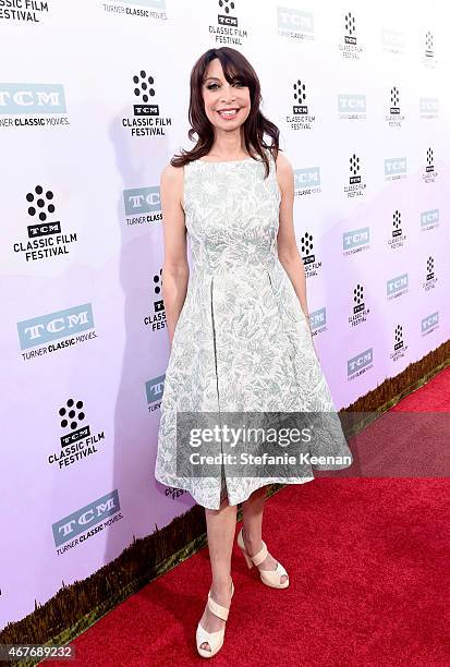 Actress Illeana Douglas attends the Opening Night Gala and screening of The Sound of Music during the 2015 TCM Classic Film Festival on March 26,...