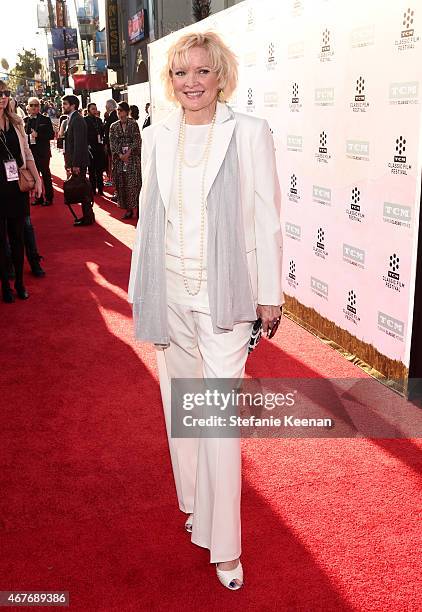 Actress Christine Ebersole attends the Opening Night Gala and screening of The Sound of Music during the 2015 TCM Classic Film Festival on March 26,...