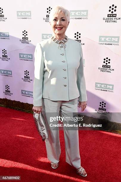 Actress Shirley Jones attends the Opening Night Gala and screening of The Sound of Music during the 2015 TCM Classic Film Festival on March 26, 2015...