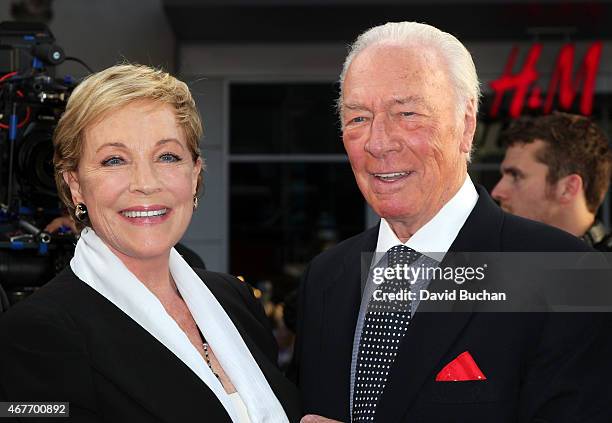 Actors Julie Andrews and Christopher Plummer attend the 2015 TCM Classic Film Festival Opening Night Gala 50th anniversary screening of "The Sound Of...