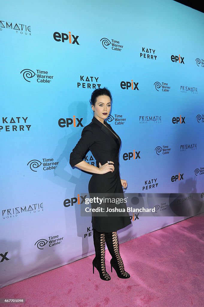 The Time Warner Cable And EPIX World Premier Screening Of "Katy Perry: The Prismatic World Tour"