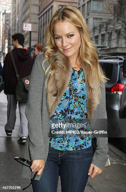 Becki Newton seen at the Rachael Ray Show on March 26, 2015 in New York City.
