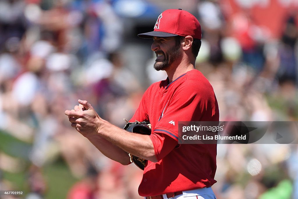 Cleveland Indians v Los Angeles Angels of Anaheim