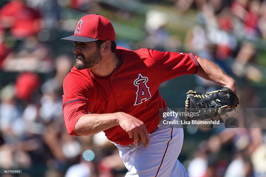 Cleveland Indians v Los Angeles Angels of Anaheim