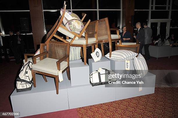 An overall atmosphere view of Bailey House Gala & Auction 2015 at Pier 60 on March 26, 2015 in New York City.
