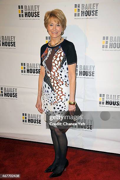 Jane Pauley attends Bailey House Gala & Auction 2015 at Pier 60 on March 26, 2015 in New York City.
