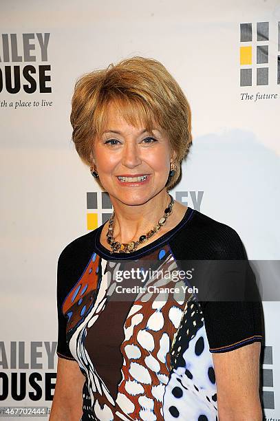 Jane Pauley attends Bailey House Gala & Auction 2015 at Pier 60 on March 26, 2015 in New York City.