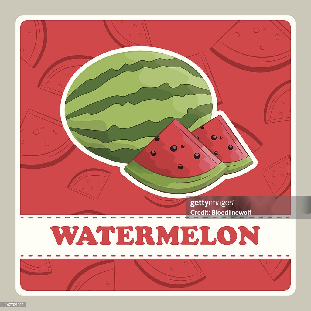 Watermelon Rind Label Watermelon Label High-Res Vector Graphic - Getty Images