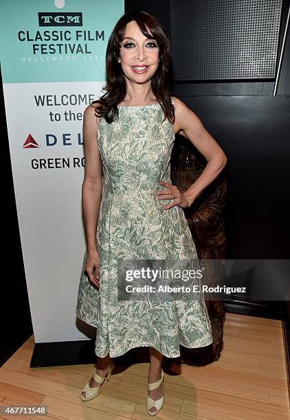 Actress Illeana Douglas poses during day one of 2015 TCM Classic Film Festival on March 26, 2015 in Los Angeles, California. 25064_004