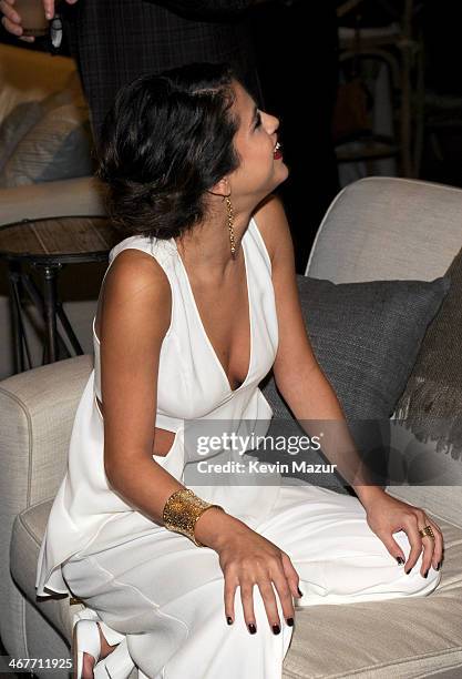 Actress Selena Gomez attends Hollywood Stands Up To Cancer Event with contributors American Cancer Society and Bristol Myers Squibb hosted by Jim...